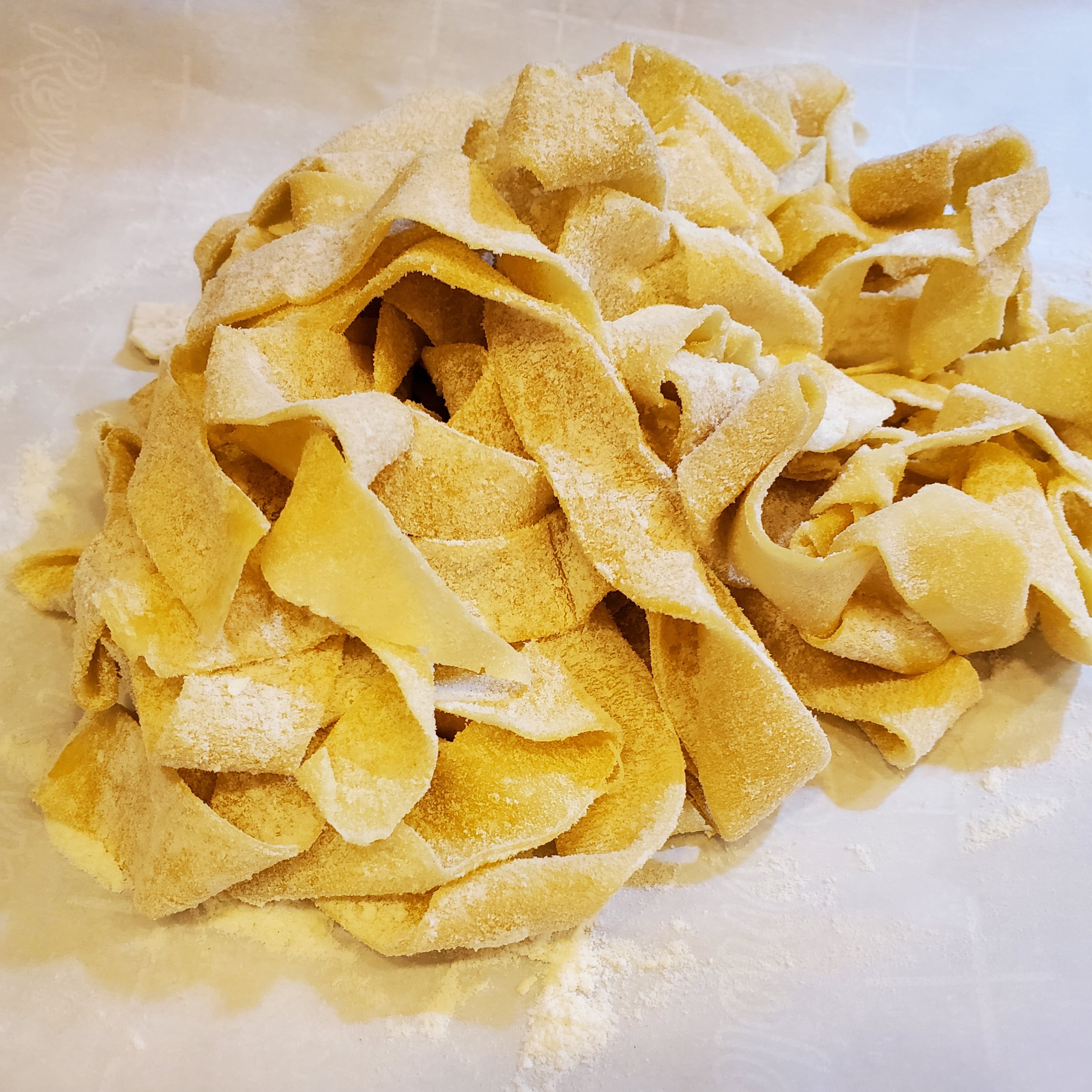 My *rustic* pappardelle